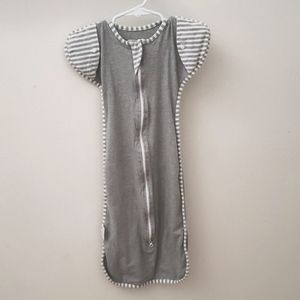 Baby Swaddle Sack, Transition to Wearable | Size L (8-12KG) | Gray